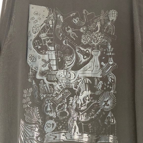 💢Rad Hourani sheer black top with print💢 - Picture 4 of 7